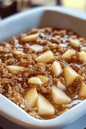 Apple and Cinnamon Baked Oatmeal