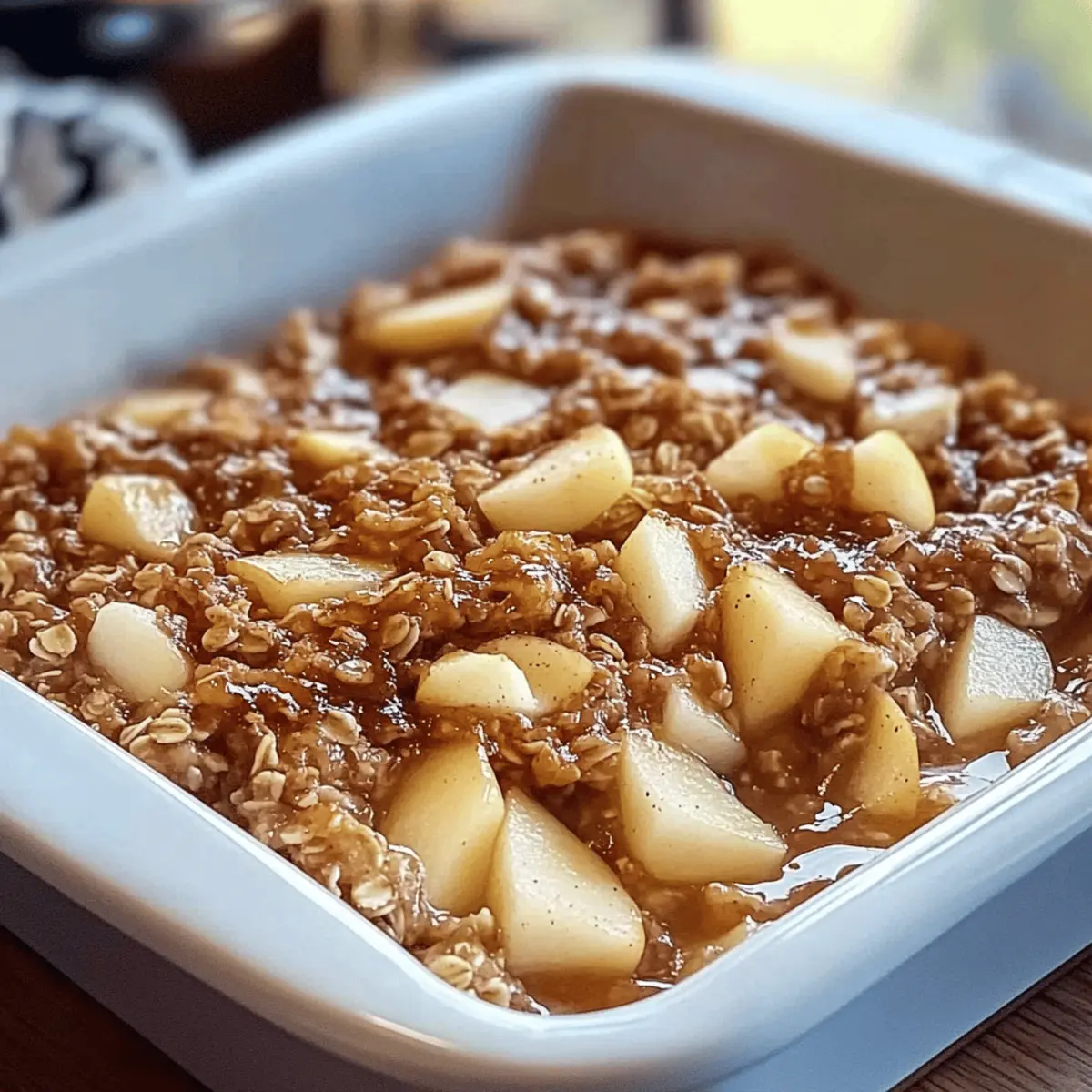Apple and Cinnamon Baked Oatmeal