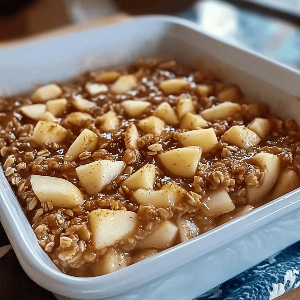 Apple and Cinnamon Baked Oatmeal iodemz