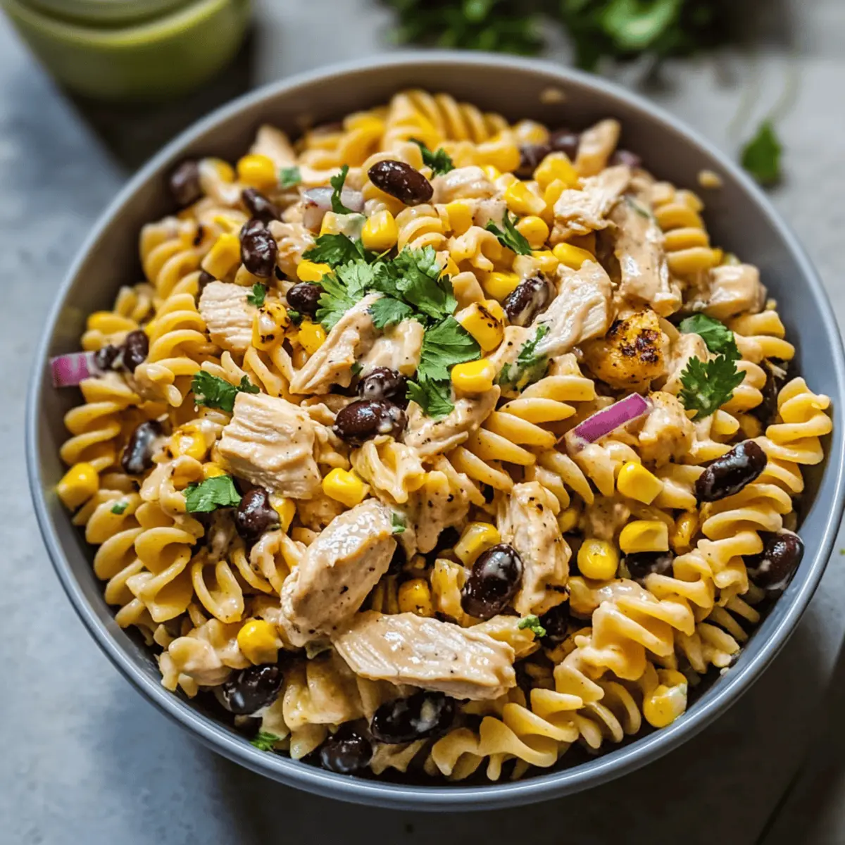 BBQ Chicken Pasta Salad mlw2qt