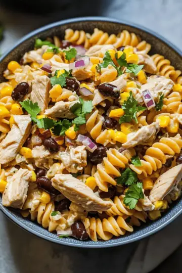 BBQ Chicken Pasta Salad