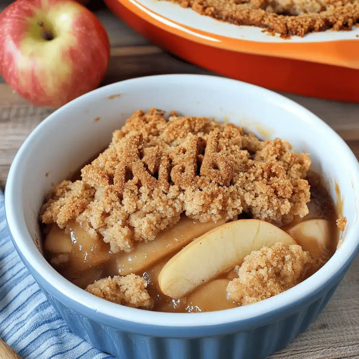 Biscoff Apple Crumble tjloho