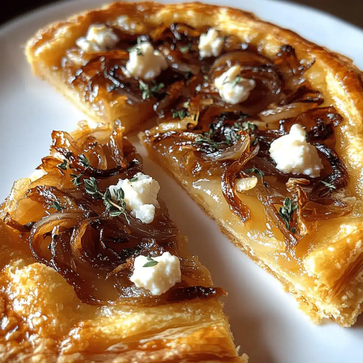 Caramelized Onion and Goat Cheese Tarts cysyky