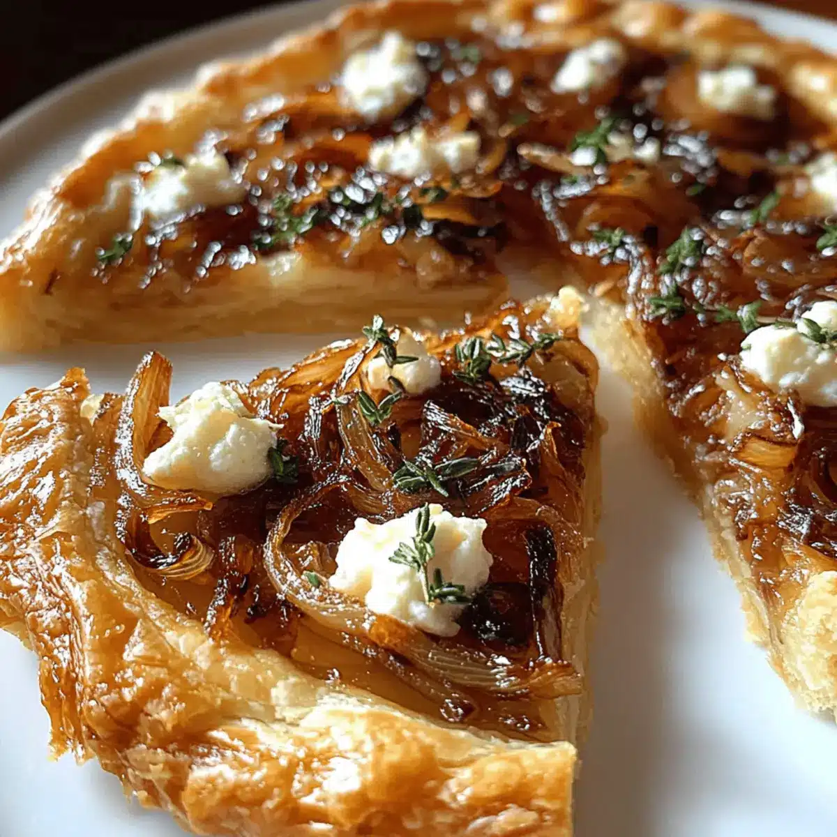 Indulge in Caramelized Onion and Goat Cheese Tarts Today 4 Caramelized Onion and Goat Cheese Tarts