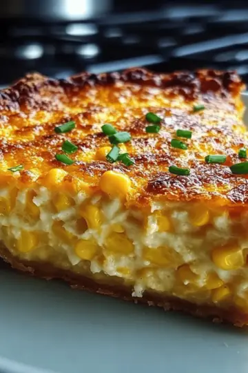 Cheddar Sweet Corn Pie qyxn7f