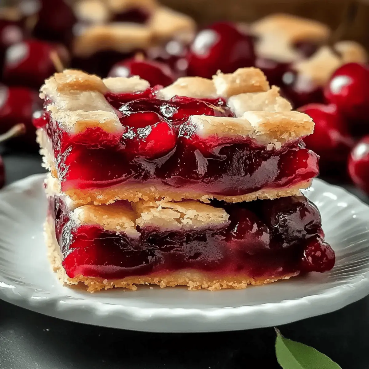Savor the Sweetness: Irresistible Cherry Pie Bars Delight 3 Cherry Pie Bars s9u0y5