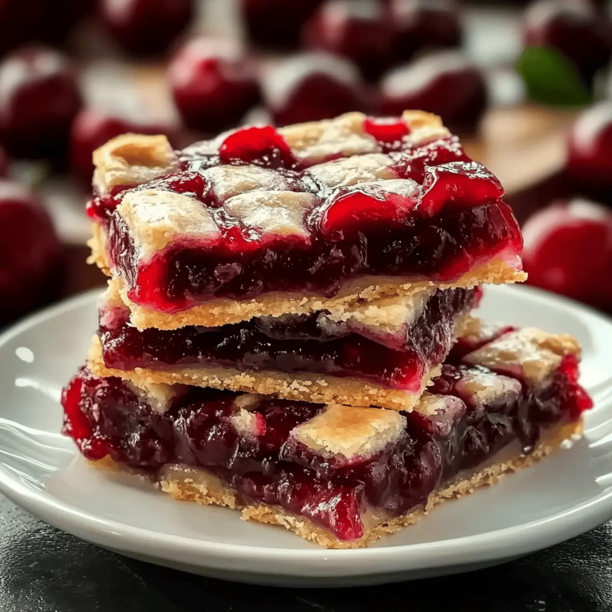 Savor the Sweetness: Irresistible Cherry Pie Bars Delight 2 Cherry Pie Bars yu1jrz