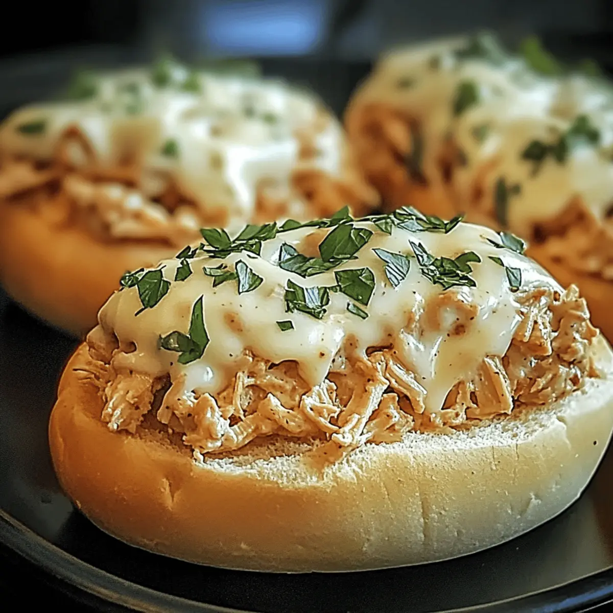 Chicken Alfredo Sloppy Joes fy0ecg