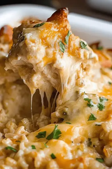 Chicken and Rice Queso Casserole mcq3ap