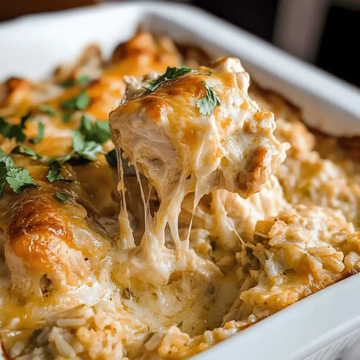 Chicken and Rice Queso Casserole pnrwww
