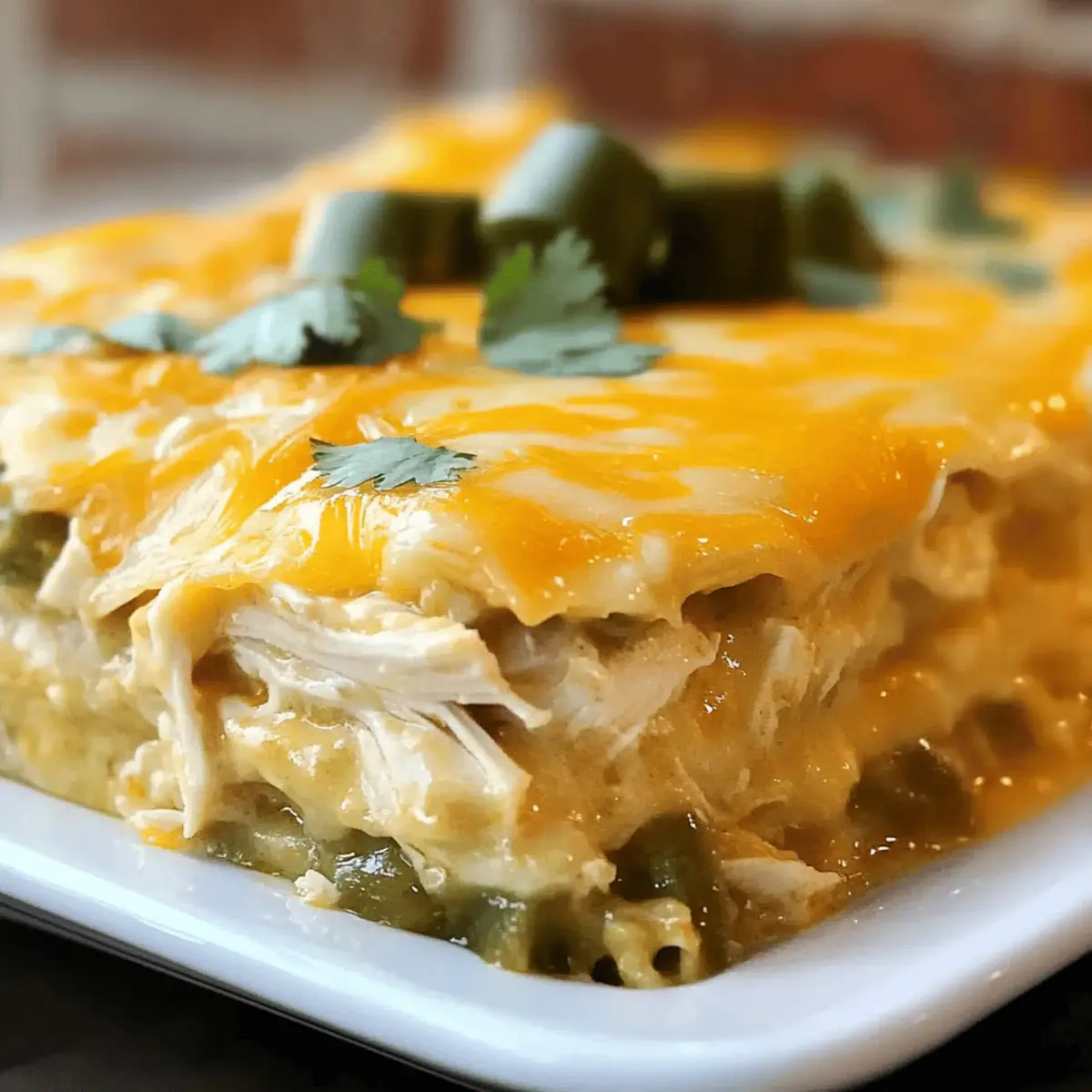 Chile Chicken Enchilada Casserole nownsq