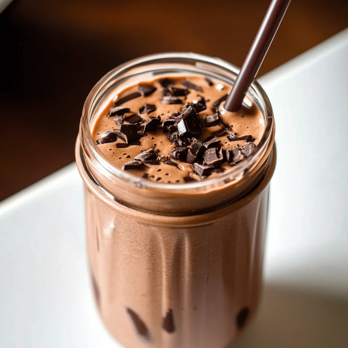 Deliciously Thick Chocolate Protein Shake for Ultimate Fuel 4 Chocolate Protein Shake