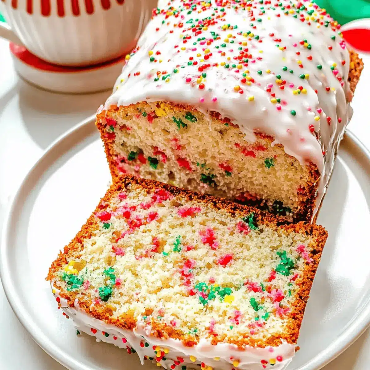 Christmas Funfetti Bread