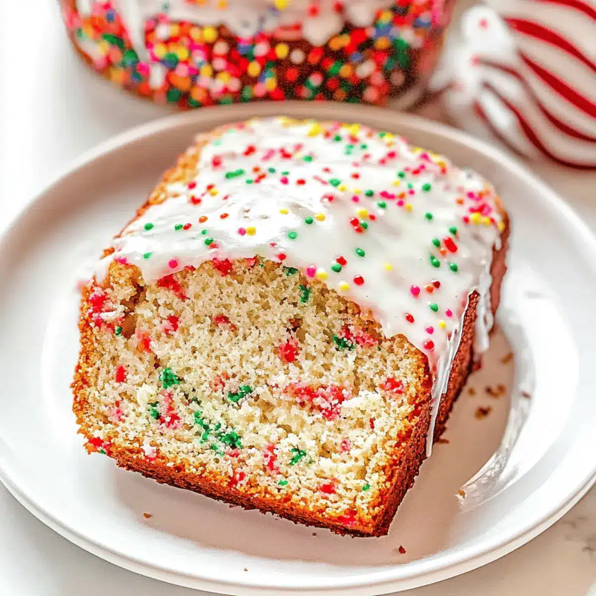 Christmas Funfetti Bread kyufiv