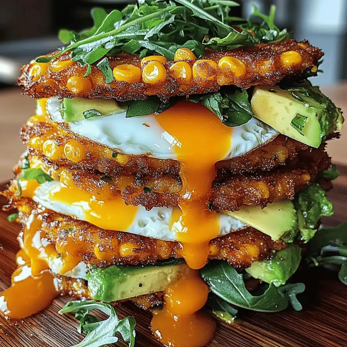 Corn Fritter Breakfast Sandwiches That Will Brighten Your Morning 1 Corn Fritter Breakfast Sandwiches g3tqvt