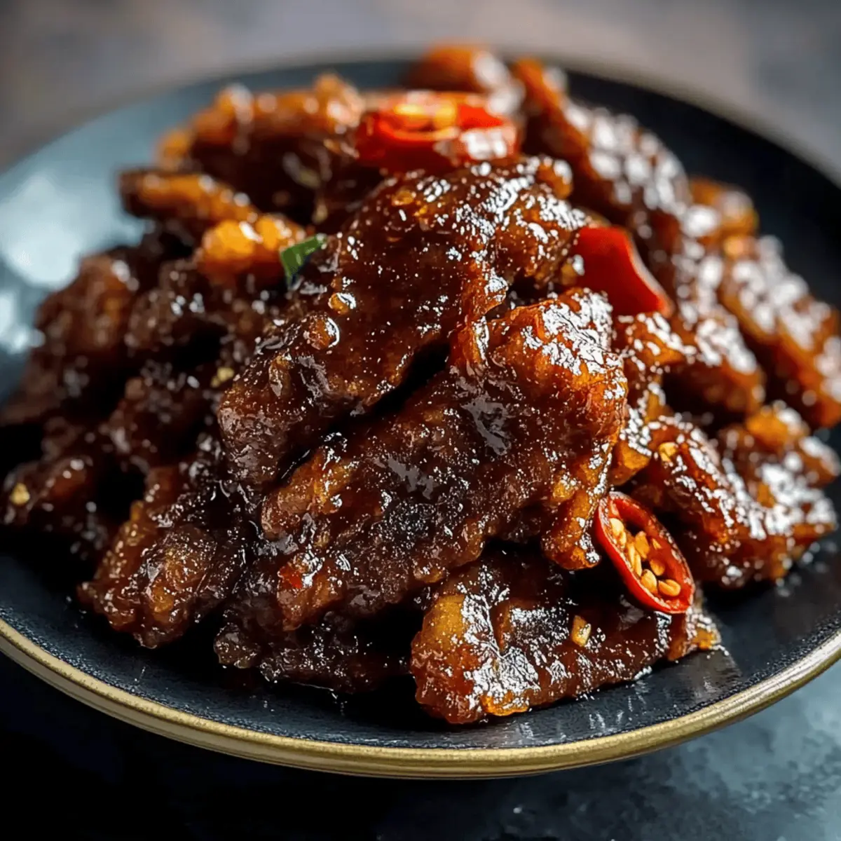 Crispy Chilli Beef ikcbeb