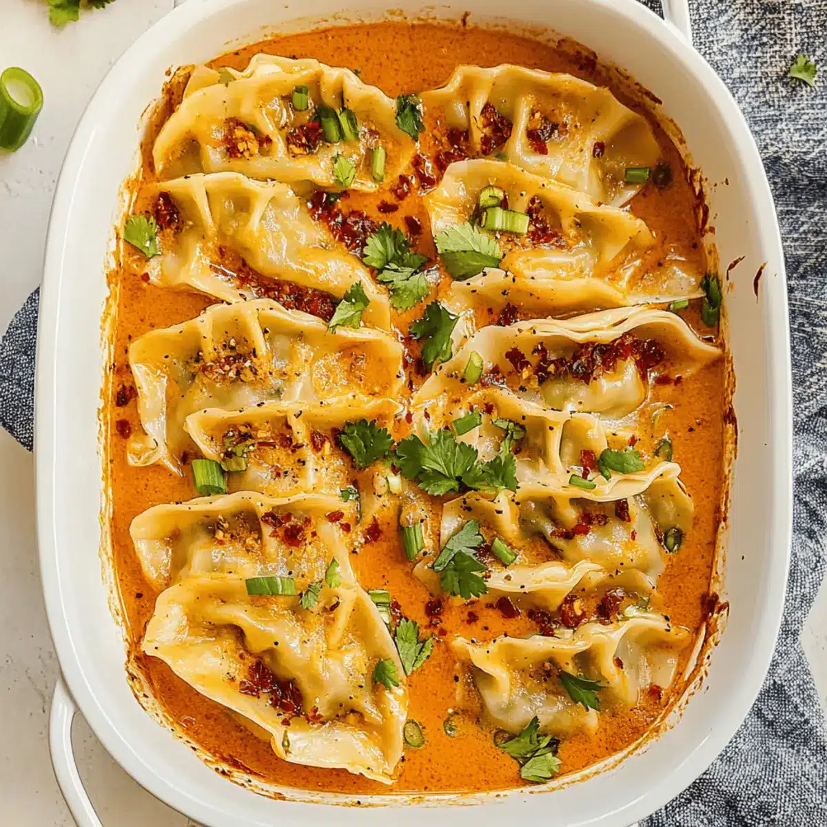 Dumpling Bake: Cozy One-Dish Wonder for Quick Comfort Food 4 Dumpling Bake