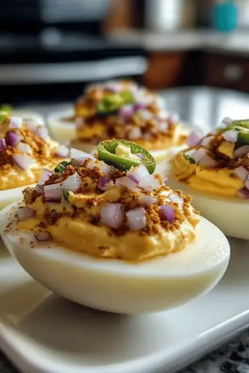 Elote Deviled Eggs twxgzb