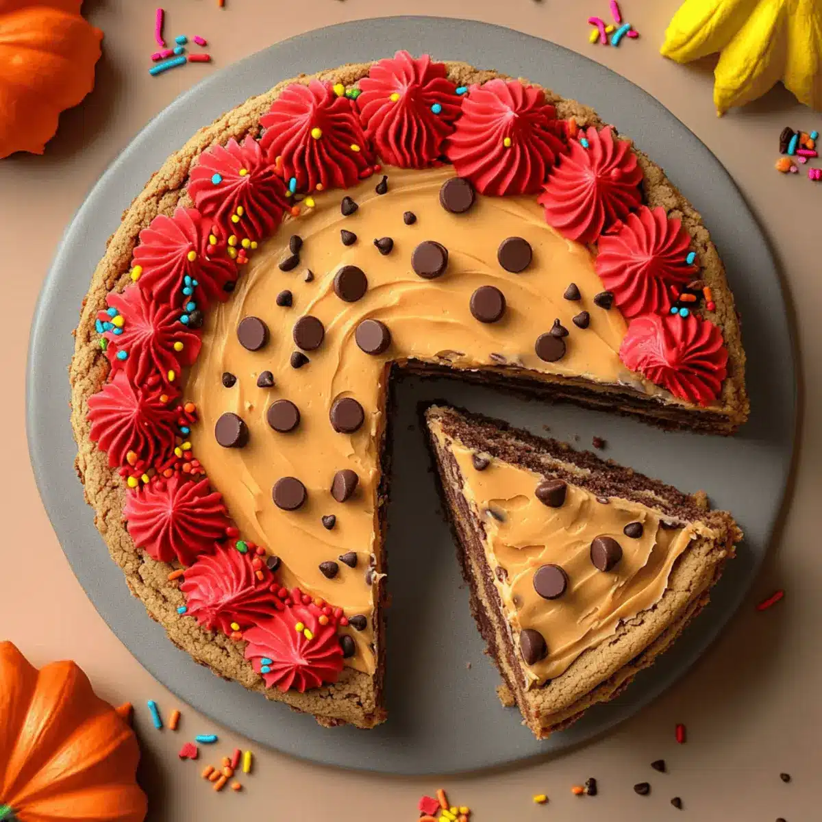 Fall Cookie Cake tcfm00