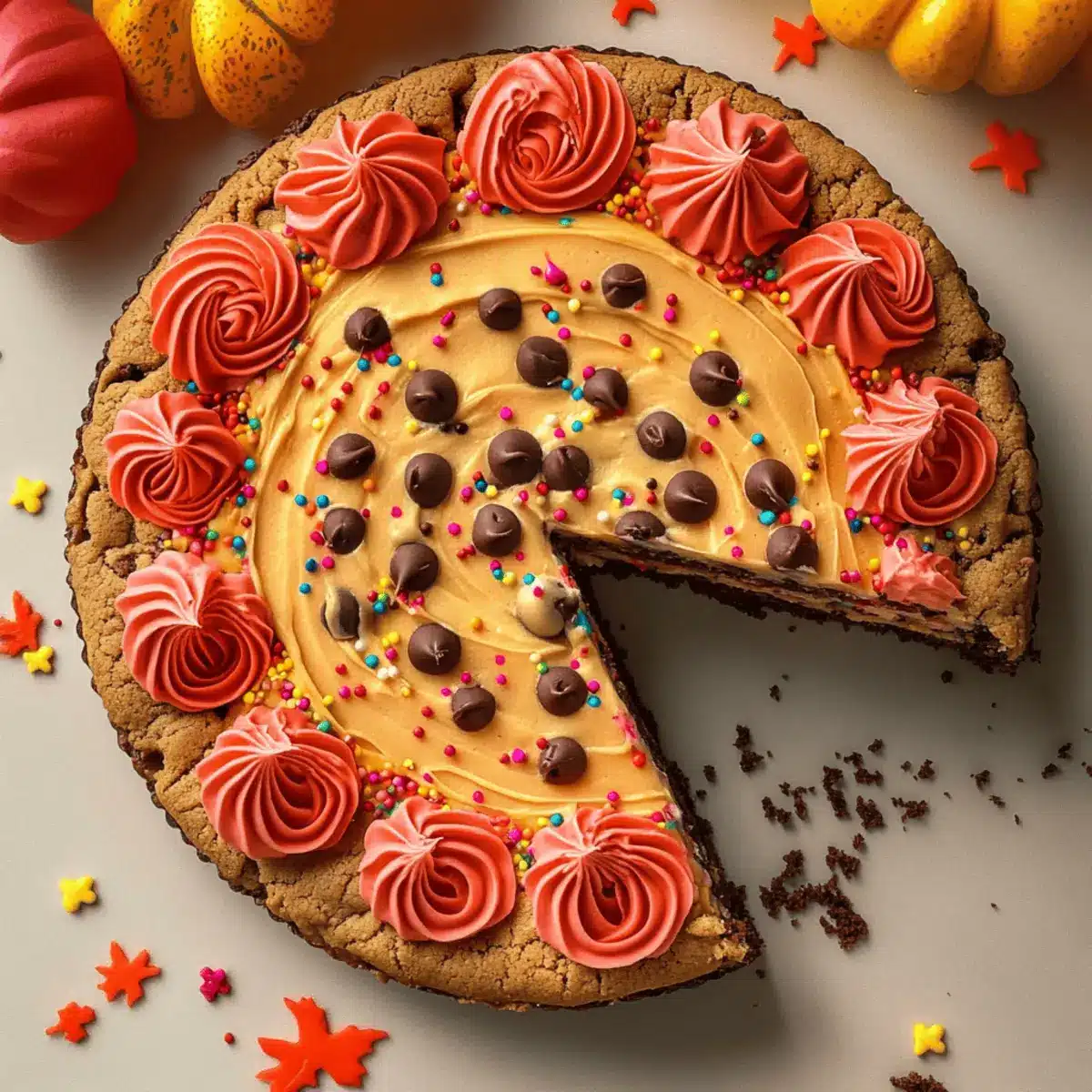 Fall Cookie Cake