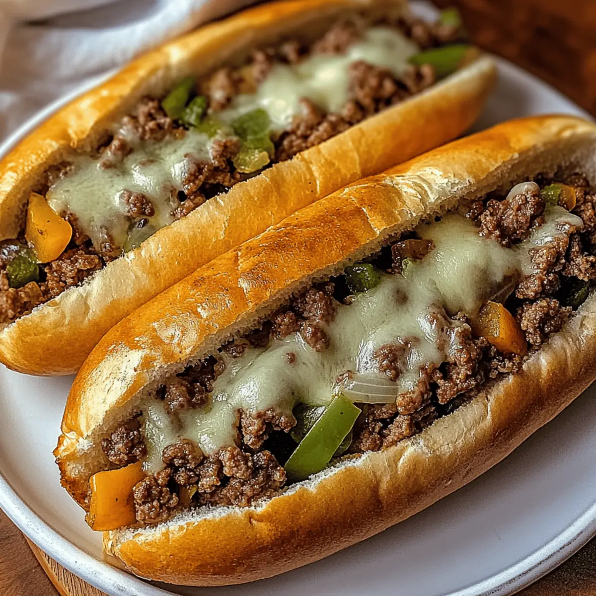 Ground Beef Philly Cheesesteaks piq3py