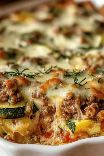 Ground Turkey Zucchini Casserole glqyjw
