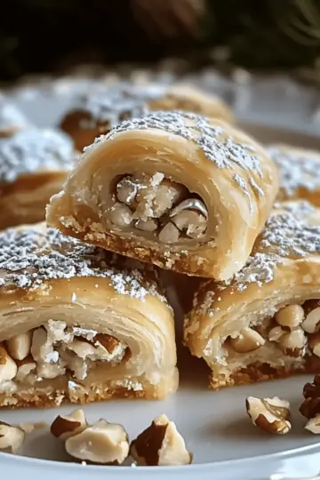 Italian Nut Roll Cookies