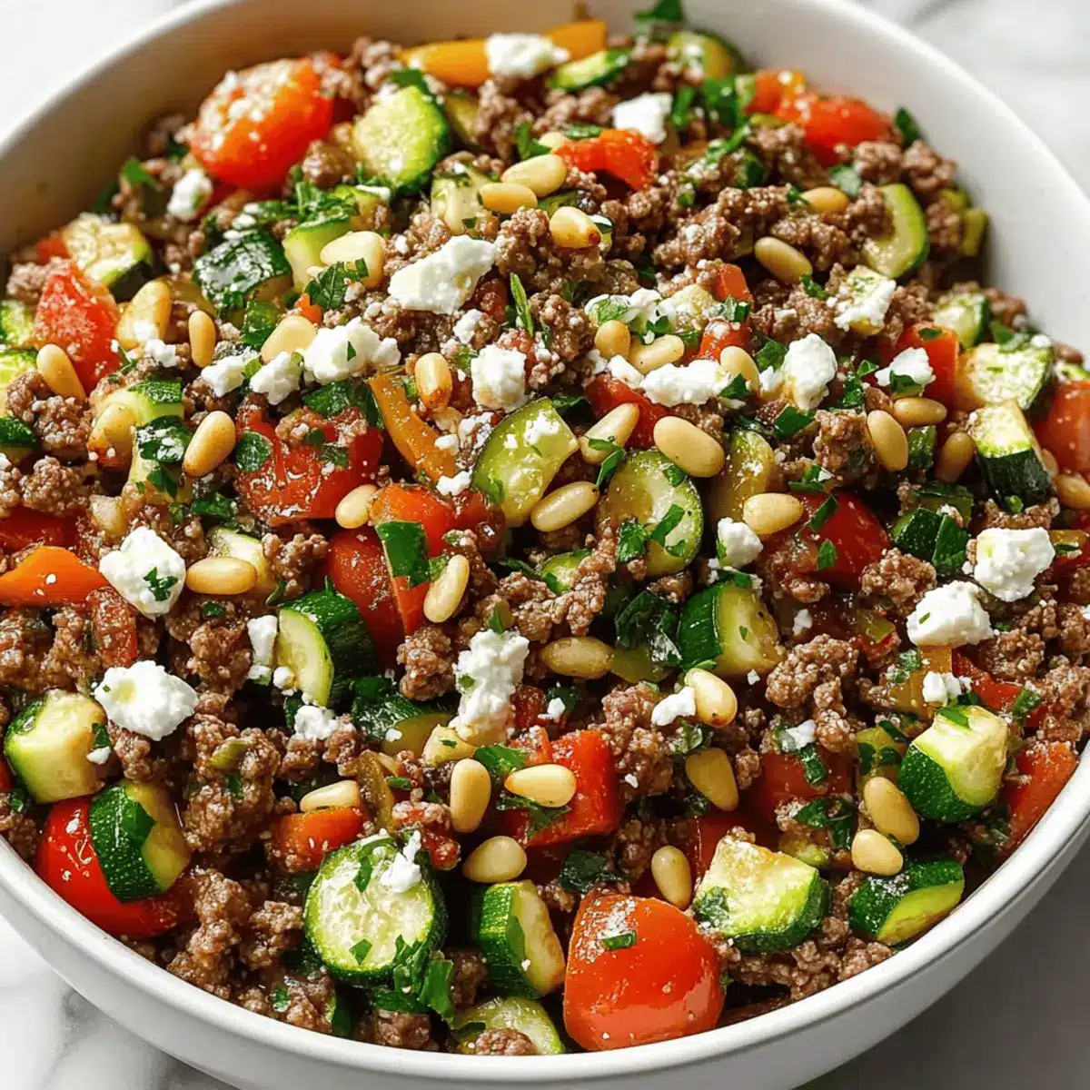 Mediterranean Ground Beef Stir Fry ogcla4