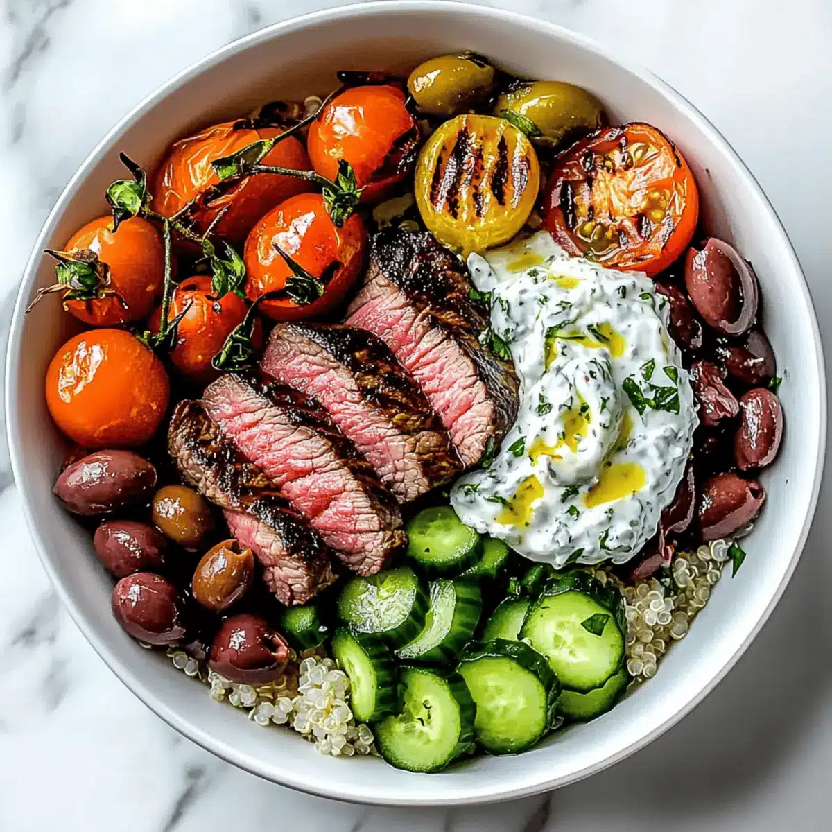 Mediterranean Steak Bowl fubego