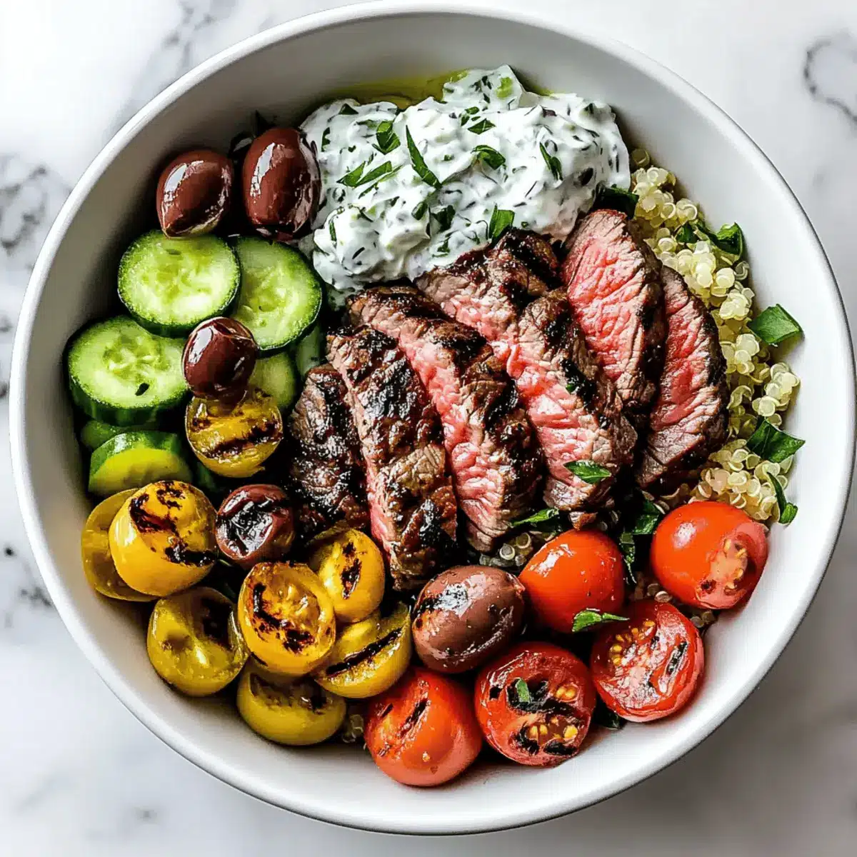 Mediterranean Steak Bowl tvbn6k