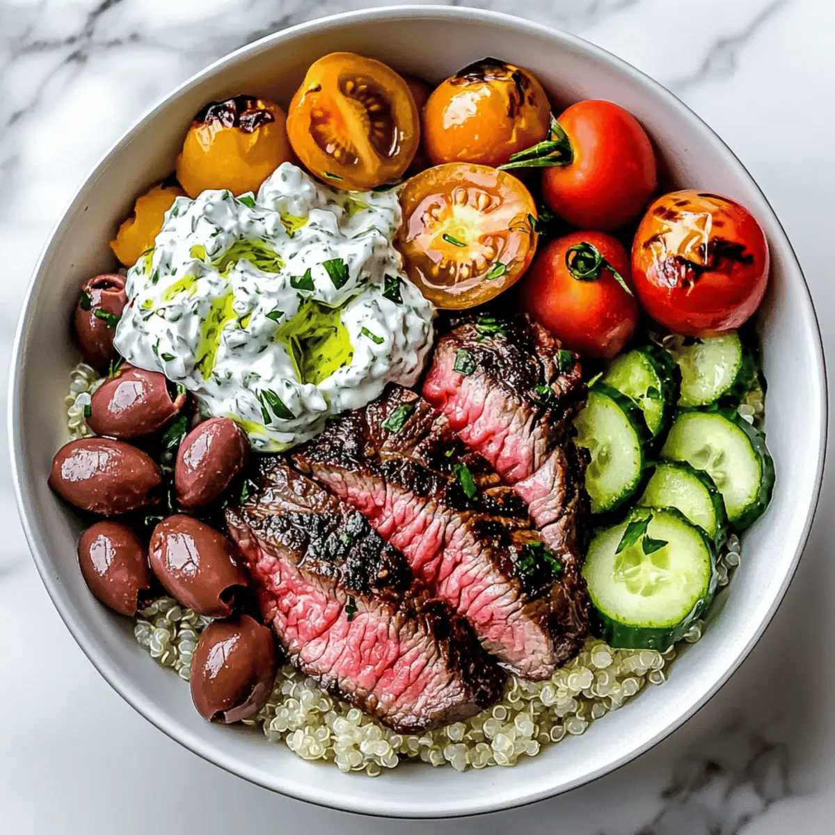 Mediterranean Steak Bowl