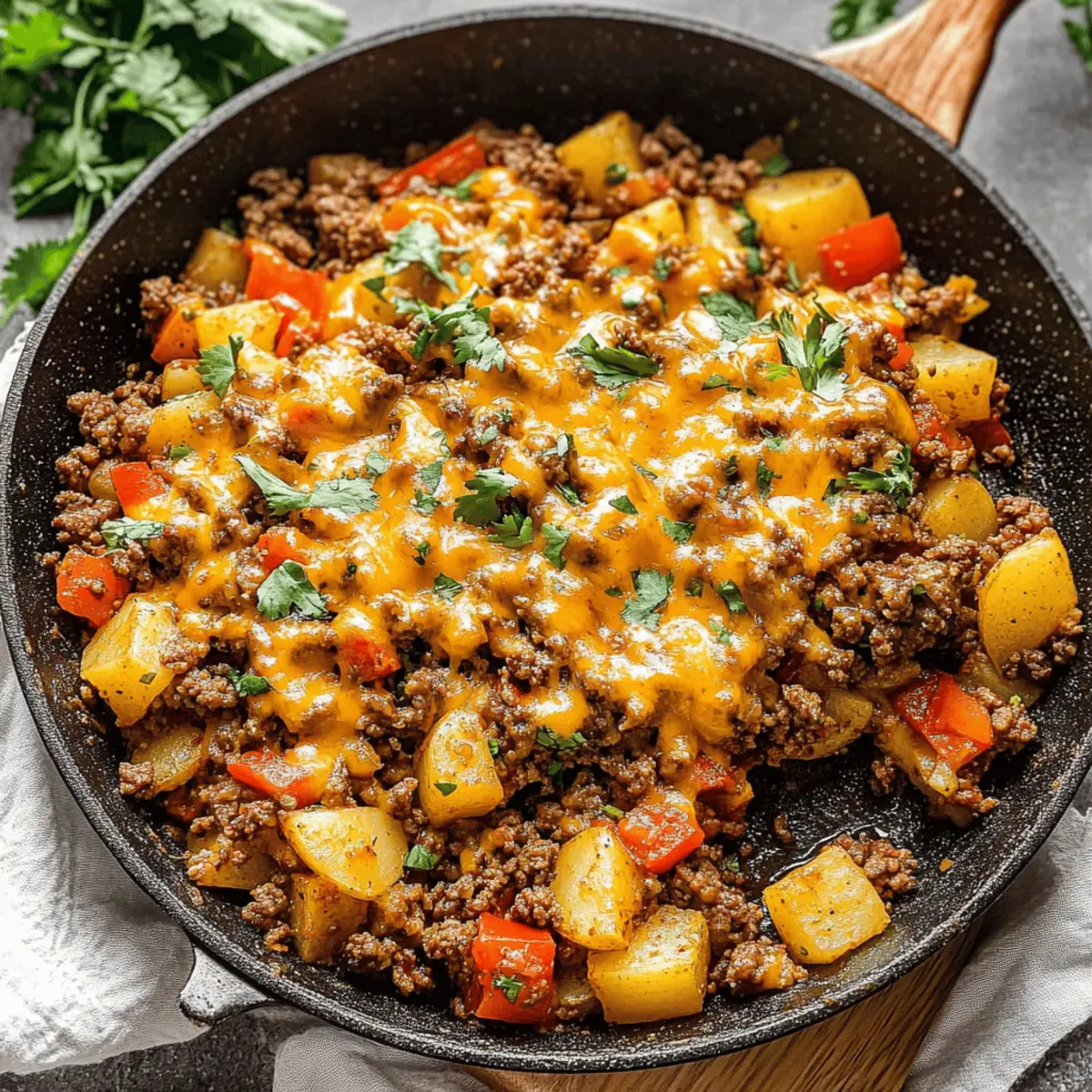 Savor Every Bite of Mexican Ground Beef and Potato Skillet 4 Mexican Ground Beef and Potato Skillet