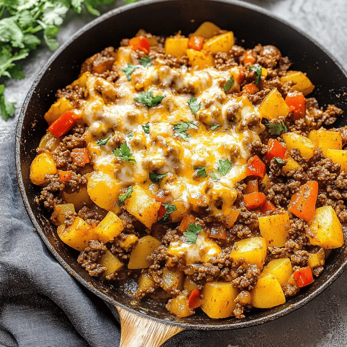 Savor Every Bite of Mexican Ground Beef and Potato Skillet 2