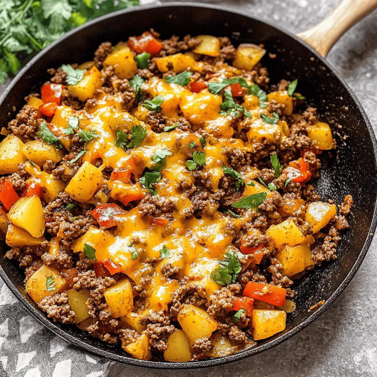 Savor Every Bite of Mexican Ground Beef and Potato Skillet 3