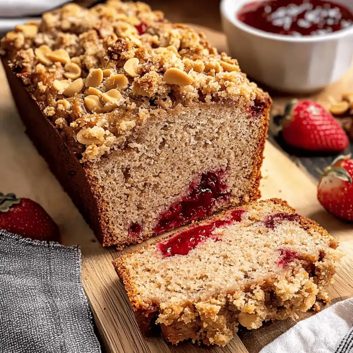 Peanut Butter Jelly Bread