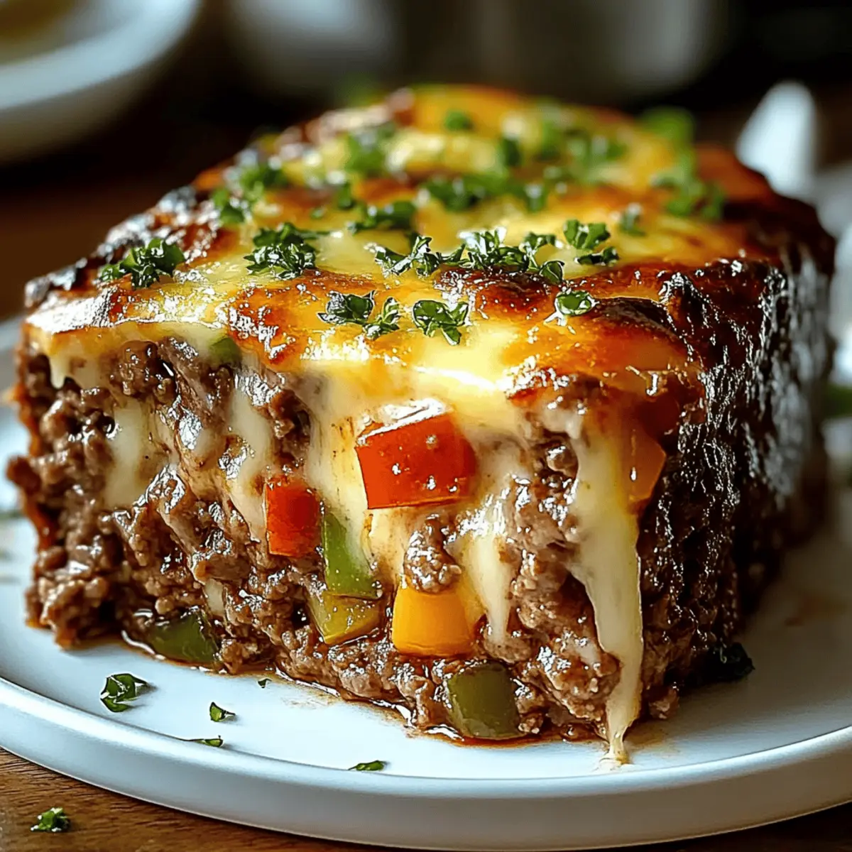 Philly Cheesesteak Meatloaf oqvvjy