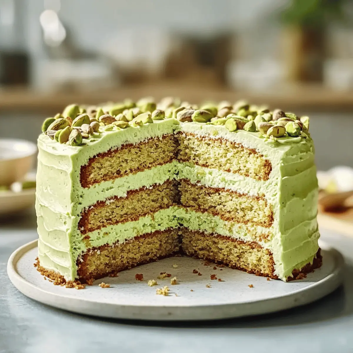 Pistachio Sheet Cake akclaz