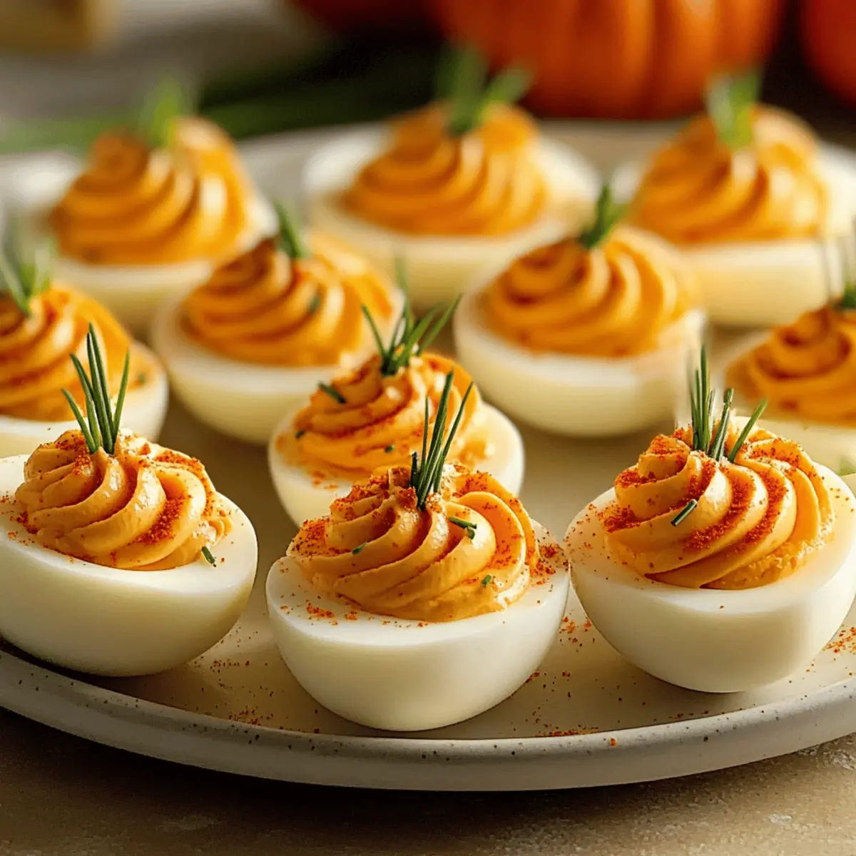 Pumpkin Patch Deviled Eggs: A Festive Fall Treat to Impress 4 Pumpkin Patch Deviled Eggs