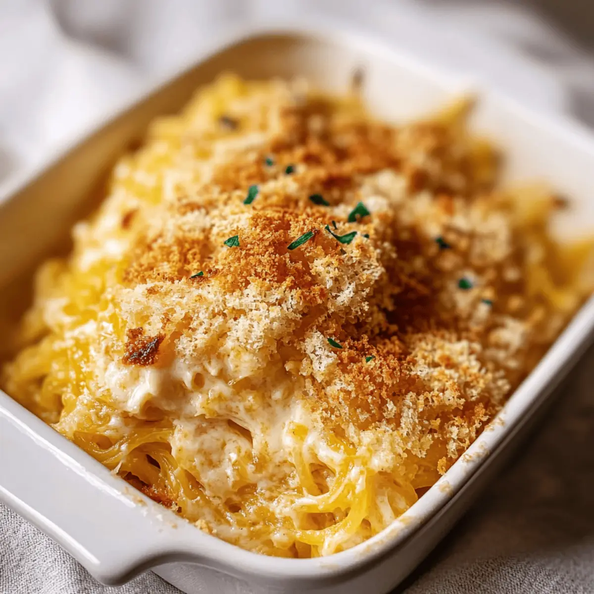 Spaghetti Squash Mac And Cheese gemjmb