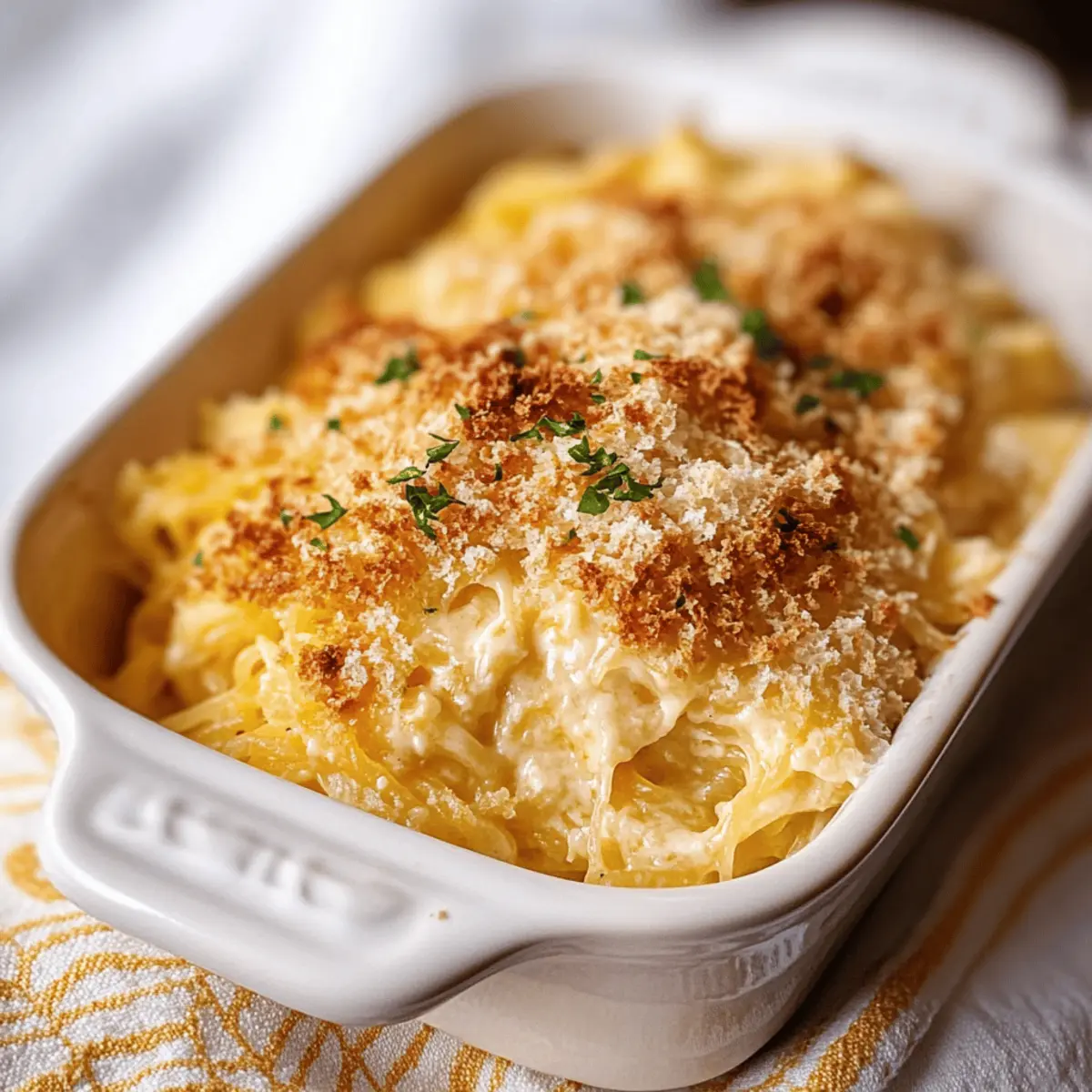 Spaghetti Squash Mac And Cheese krenpy