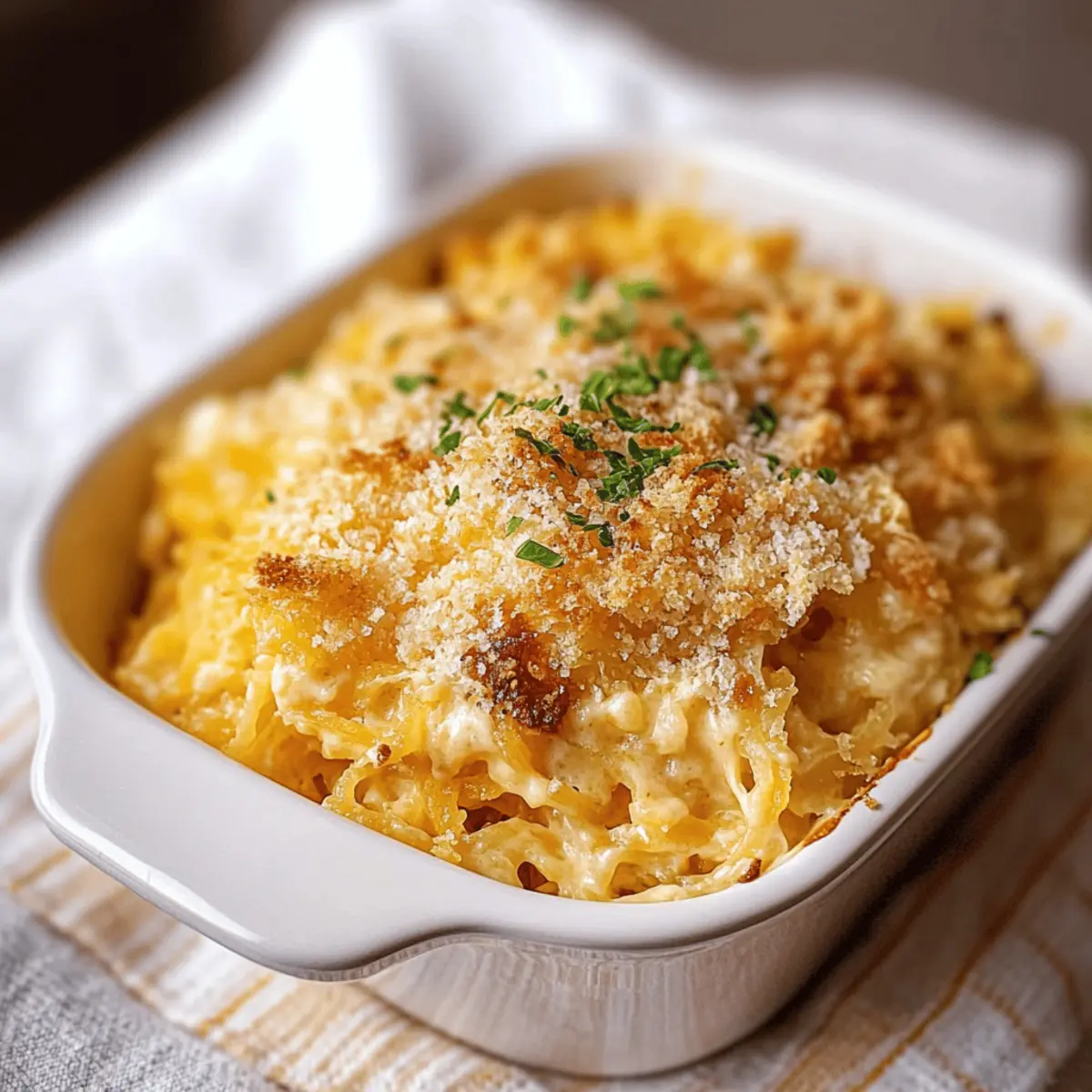 Spaghetti Squash Mac And Cheese