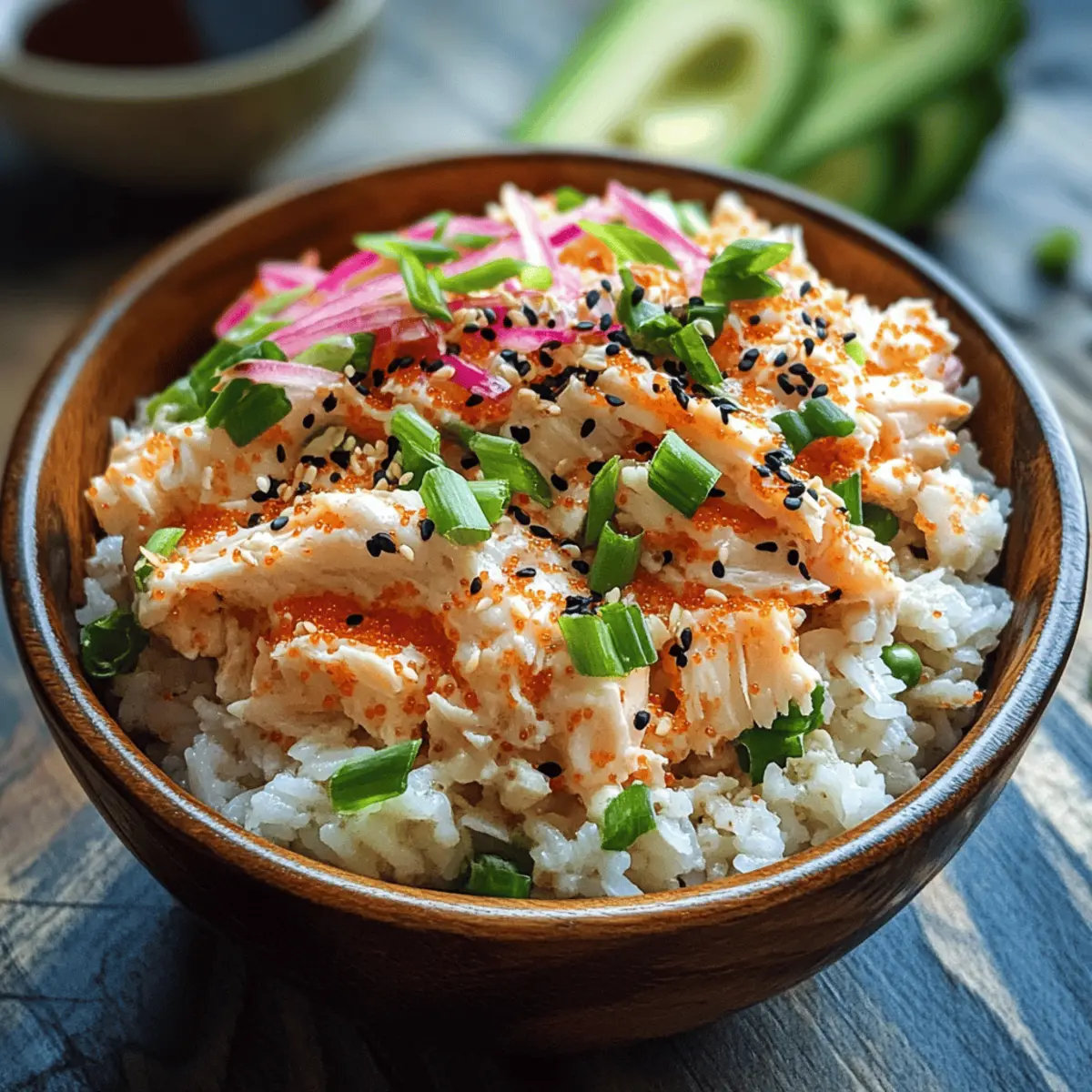 Spicy Crab Sushi Bowls You'll Crave in Under 30 Minutes 1 Spicy Crab Sushi Bowls tvfzjg