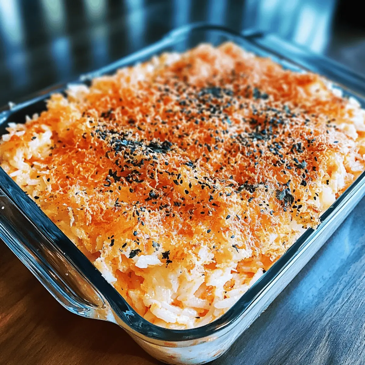 Spicy Tuna & Creamy Crab Sushi Bake