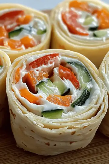 Vegetable Tortilla Roll Ups viuy71