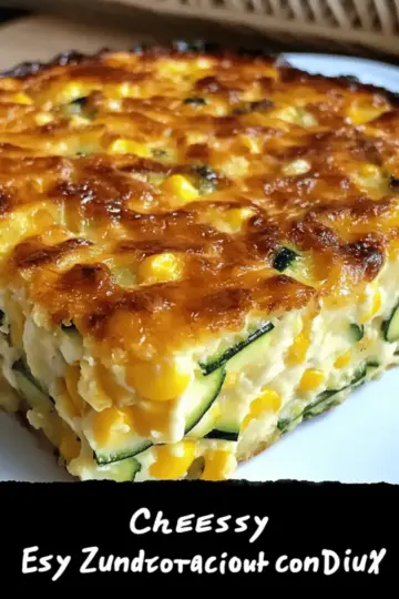 Zucchini Corn Egg Bake