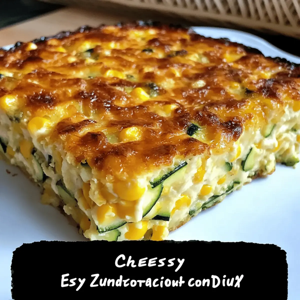Zucchini Corn Egg Bake
