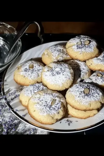 Almond Lavender Butter Cookies: A Sweet Floral Escape 40 almond lavender butter cookies