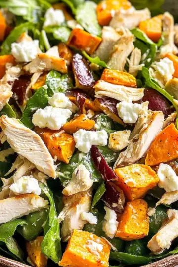 Chopped Fall Harvest Salad with Chicken