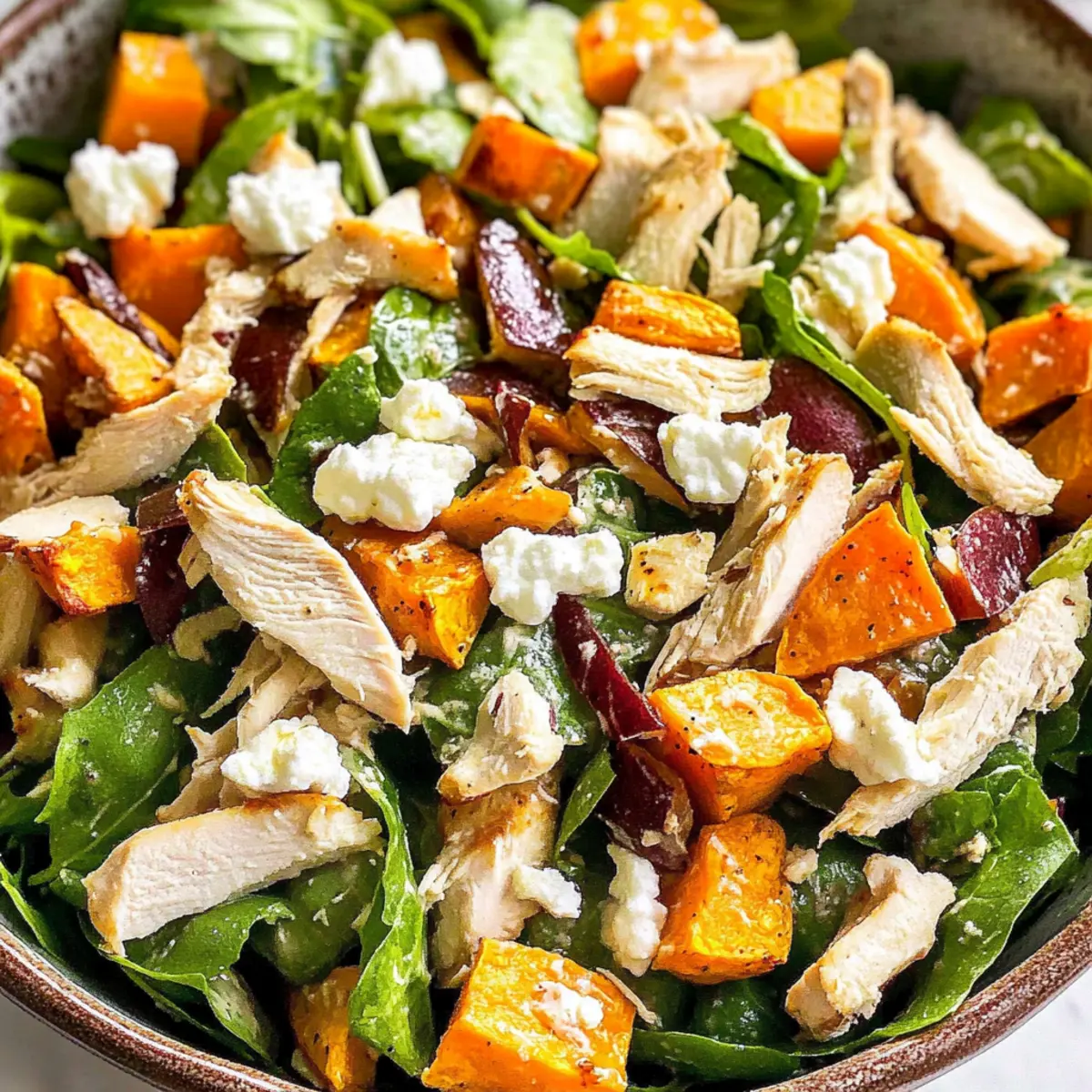 Chopped Fall Harvest Salad with Chicken