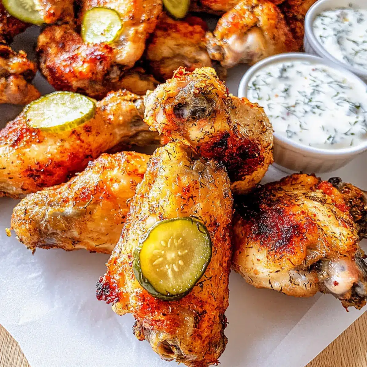 DILL PICKLE CHICKEN WINGS